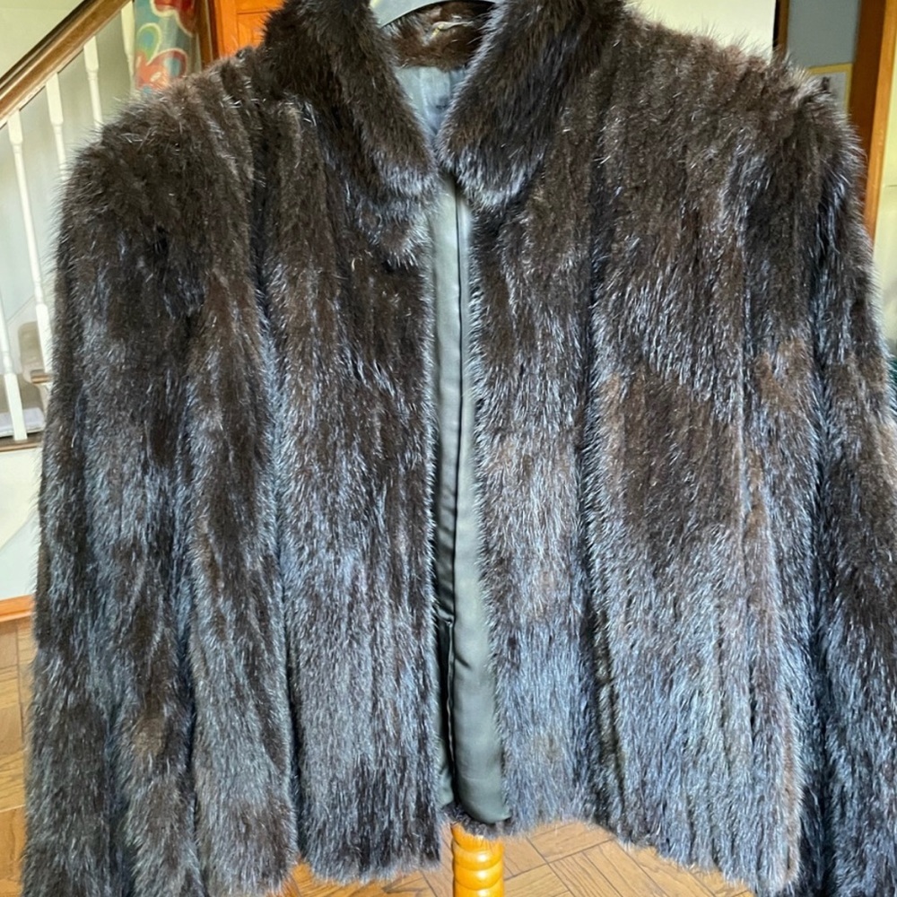 COPY - Vintage Dark Ranch Mink Fur Jacket